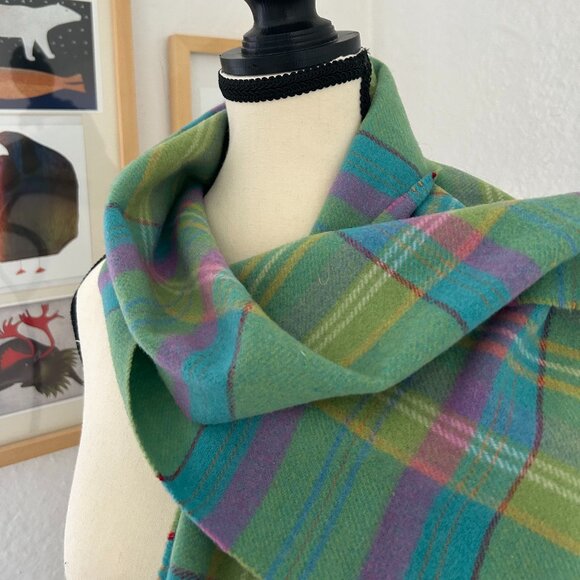 NWT Fiori Di Firenze Scarf Made in Italy 100% wool colourful - Picture 2 of 5